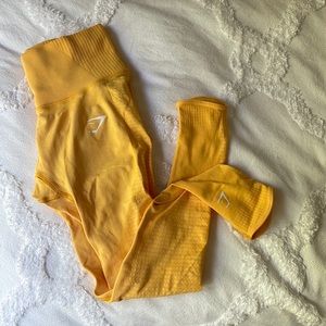 Gymshark Medium Yellow Leggings